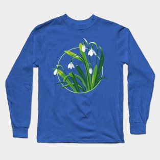 Snowdrop Flowers Long Sleeve T-Shirt